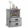 Voir la diapositive 5 : VIDAXL Table de chevet gris béton 43x36x60 cm