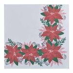 Paris Prix Lot de 20 Serviettes en Papier  Poinsettias  25x25cm Rouge