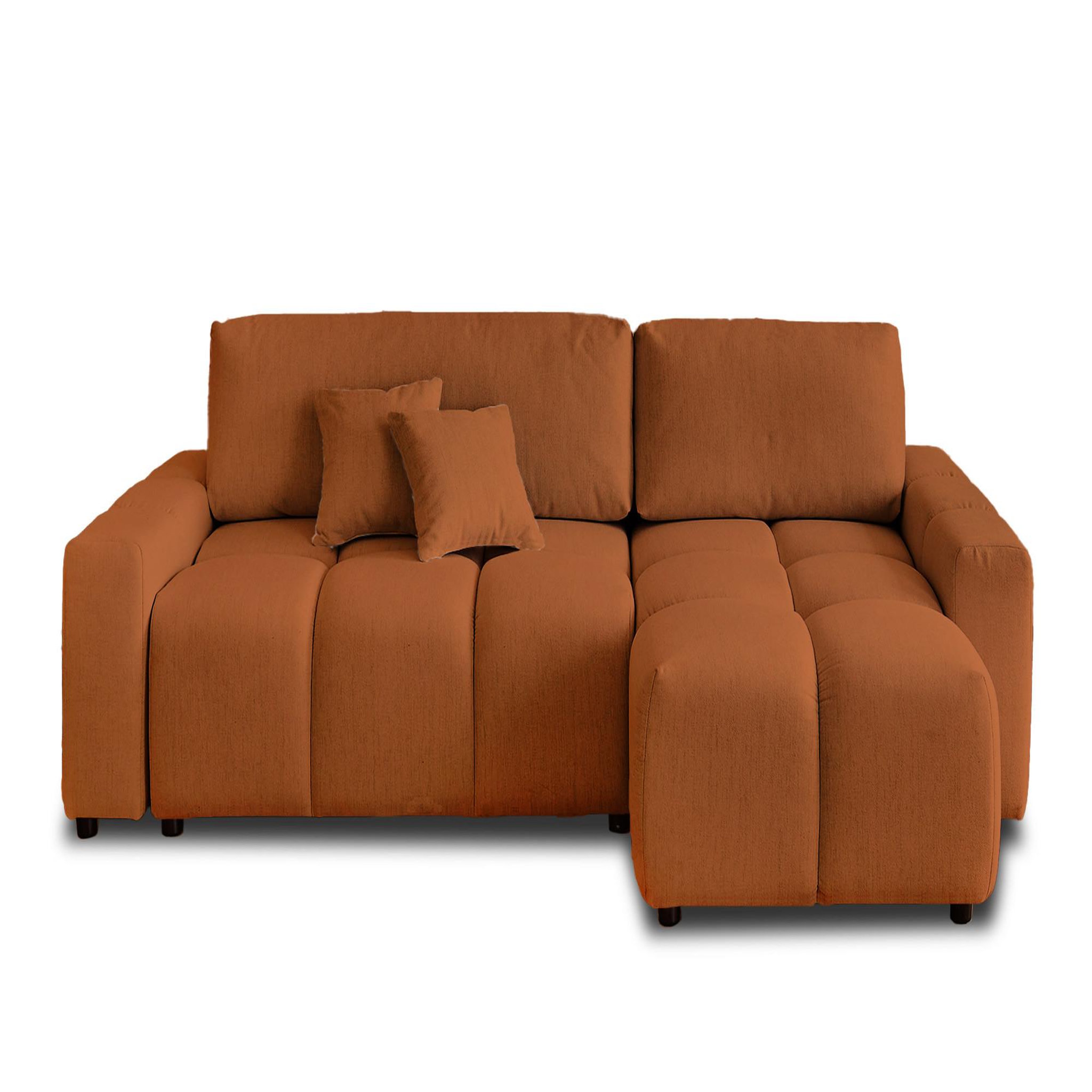 Voir la diapositive 1 : LISA DESIGN Crocus - canapé d'angle réversible - 4 places - convertible avec coffre - en tissu