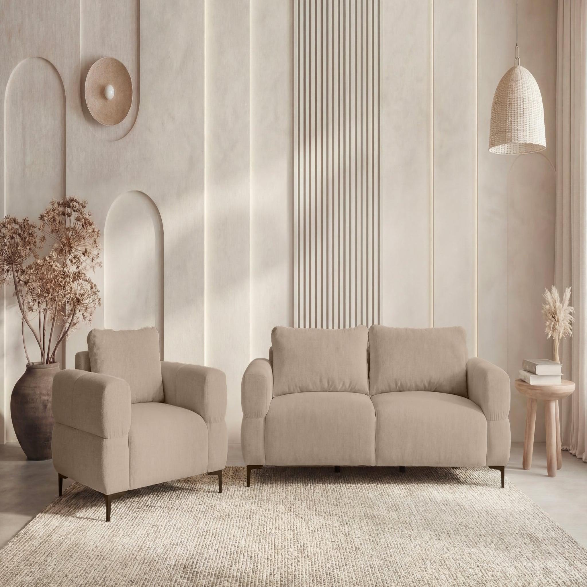 Voir la diapositive 6 : CASANOVA PARIS Elton - fauteuil en tissu lisse