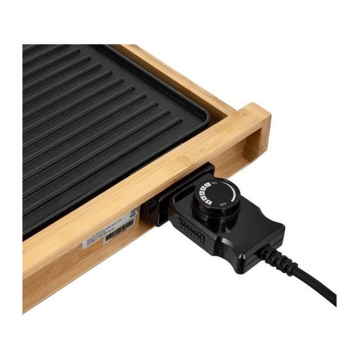 SENCO Grill électrique - SENCOR - SBG 206BK - 1800 W - Noir / Bambour