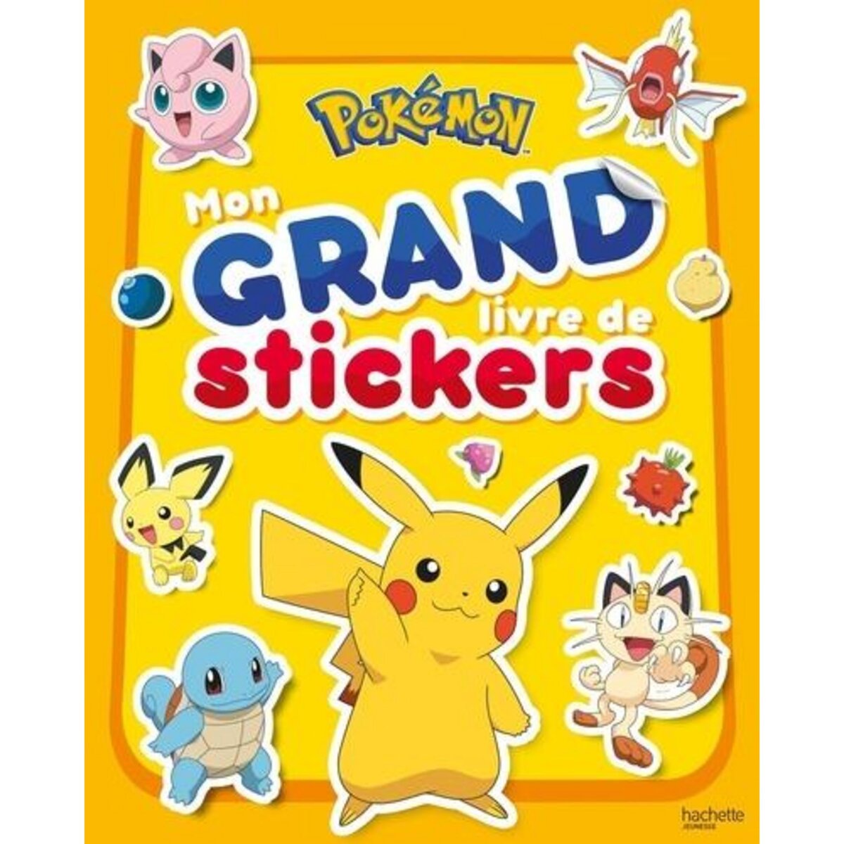 MON GRAND LIVRE DE STICKERS POKEMON, Hachette Jeunesse