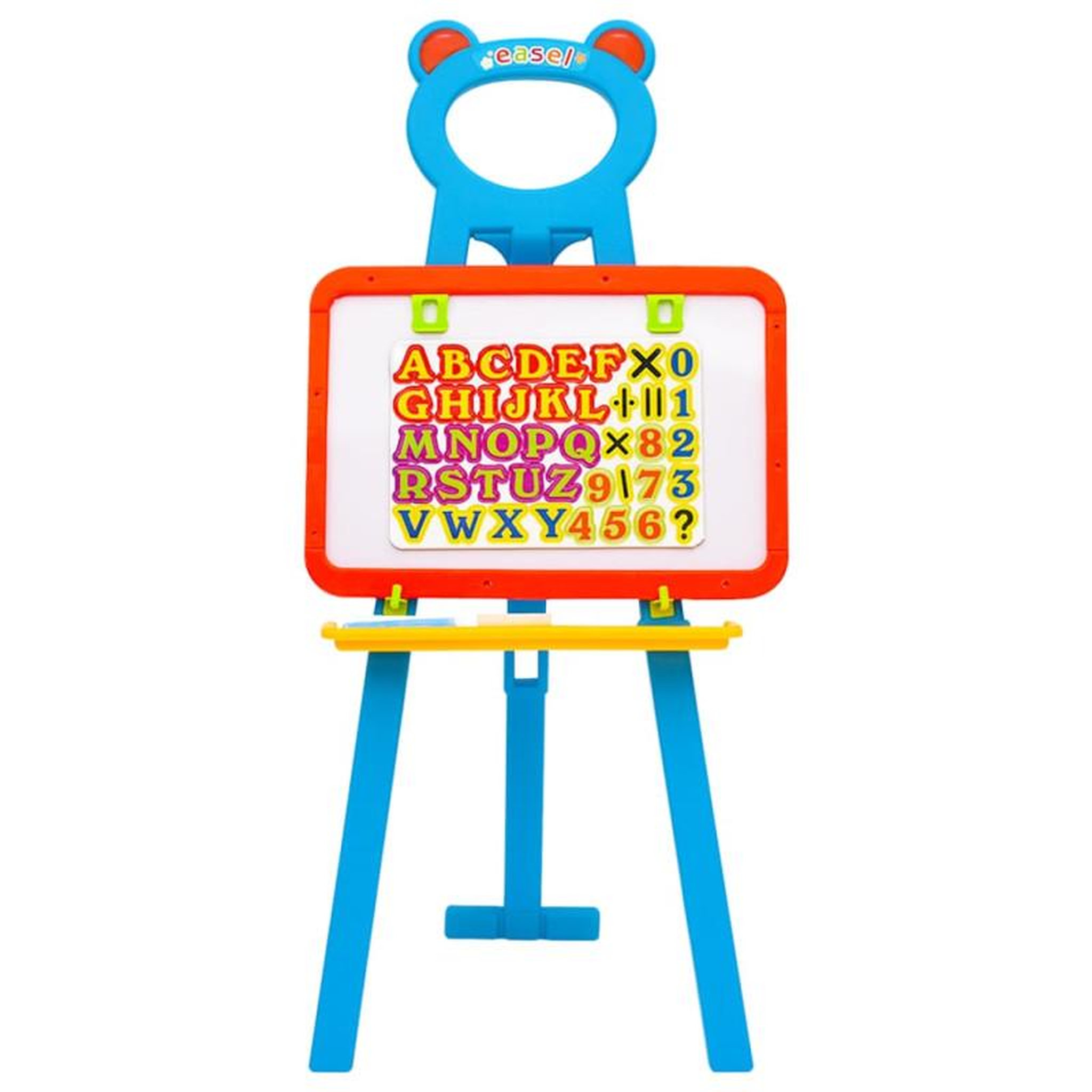 Voir la diapositive 2 : VIDAXL Chevalet 2 en 1 pour enfants avec tableau noir et tableau blanc