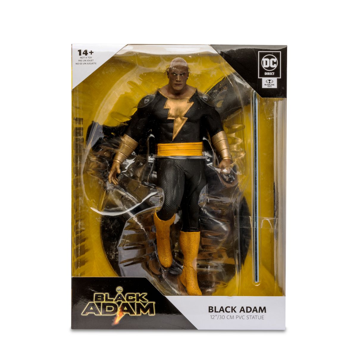 McFarlane Figurine Collector Black ADAM DC Direct By Jim LEE 30cm