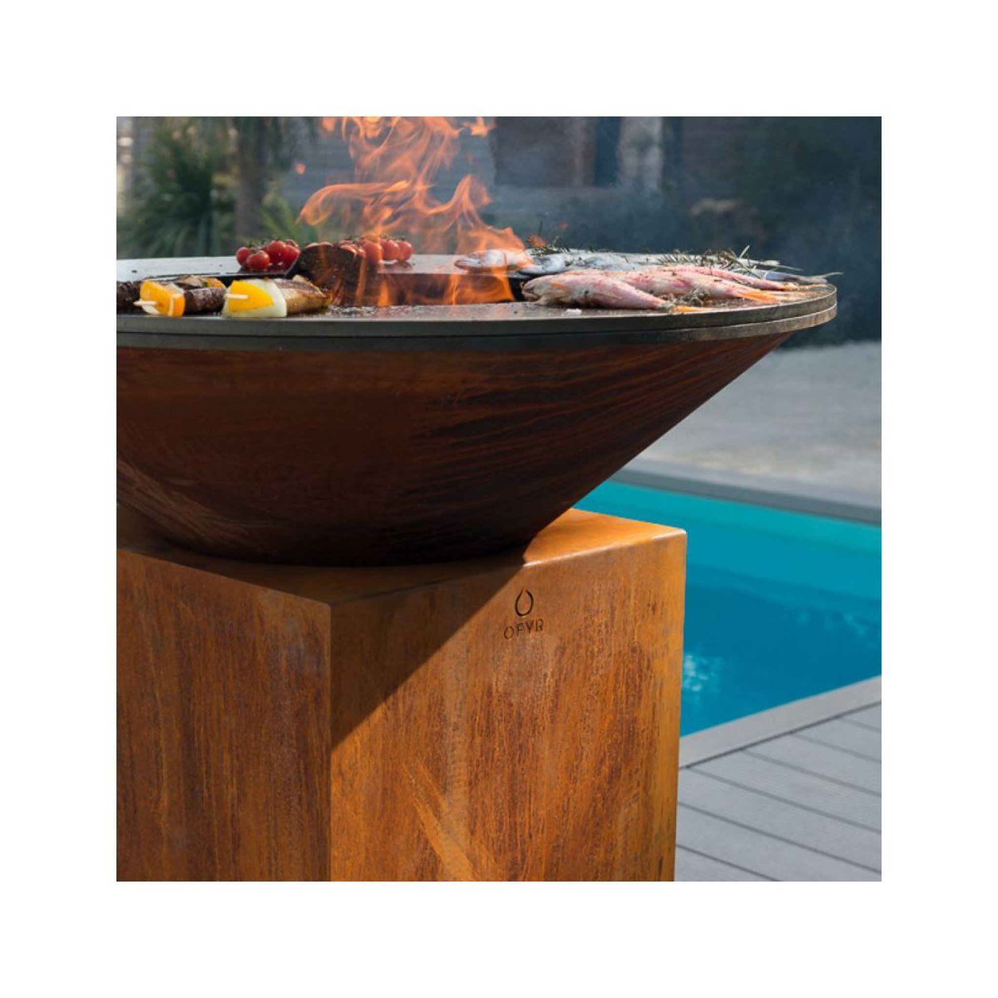 Voir la diapositive 4 : OFYR Brasero classic corten 85 oc1c85