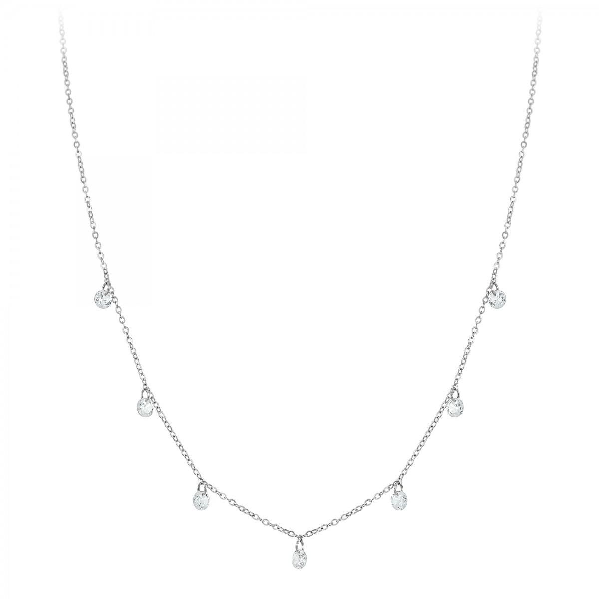 SC CRYSTAL Collier SC Crystal orné de Zirconium