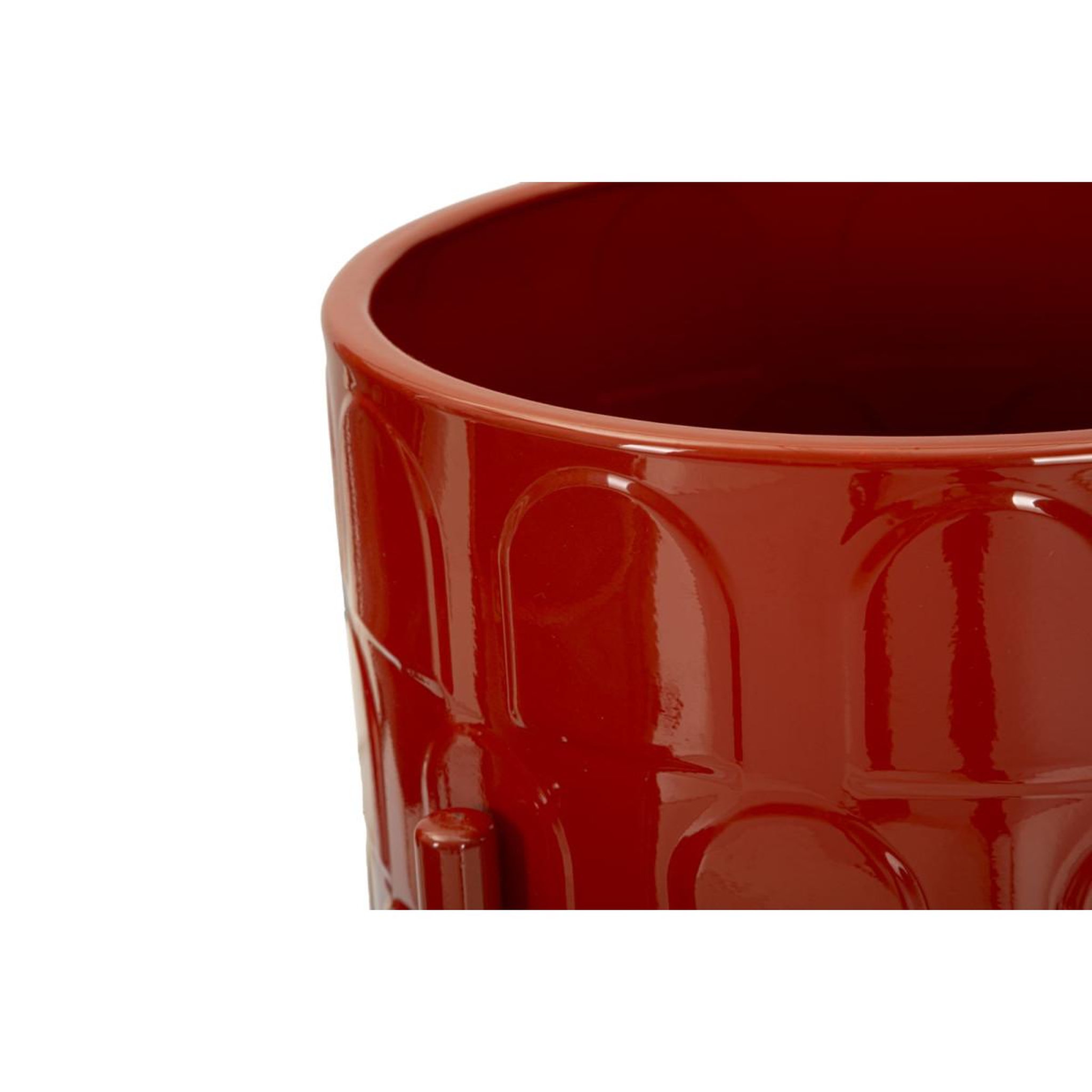 Voir la diapositive 6 : Paris Prix Lot de 3 cache-pots sur pied  archy  56cm rouge
