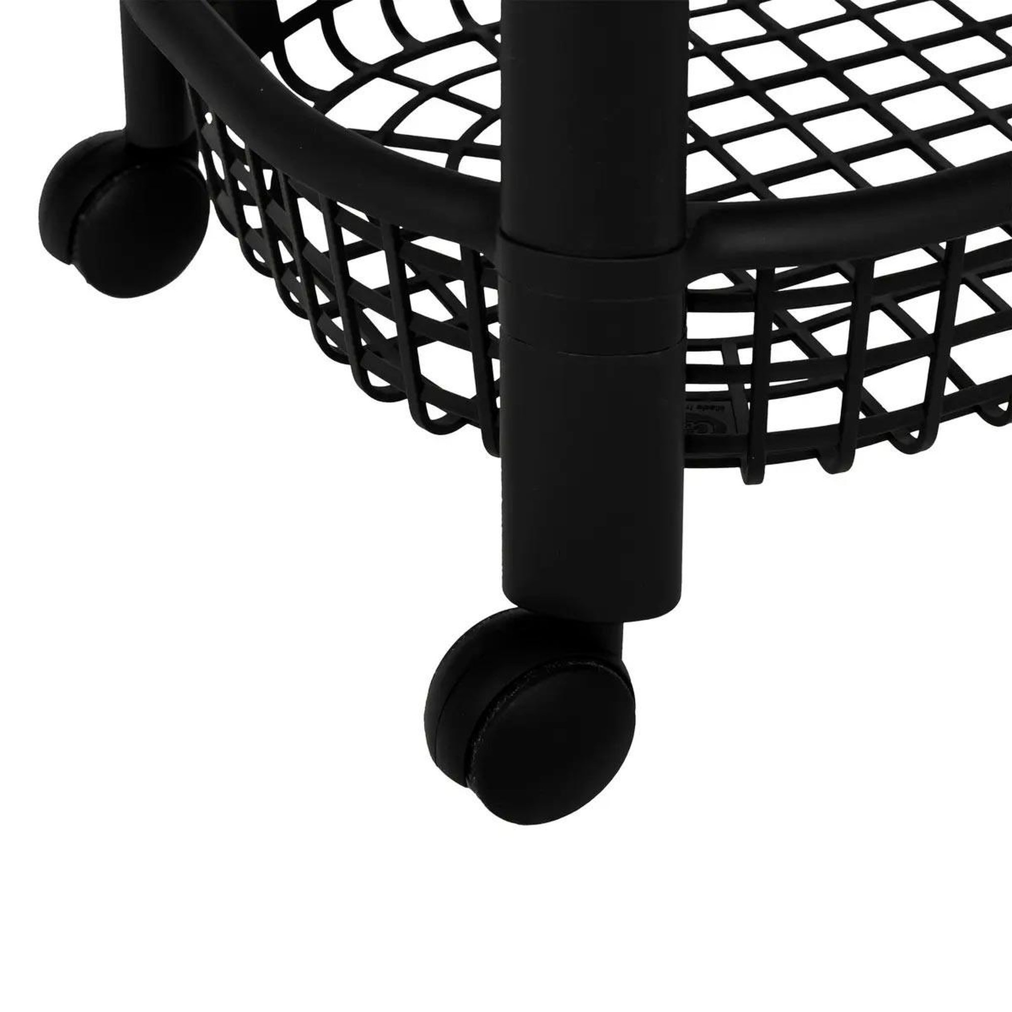 Voir la diapositive 3 : FIVE Desserte de cuisine 4 niveaux  resserre  79cm noir