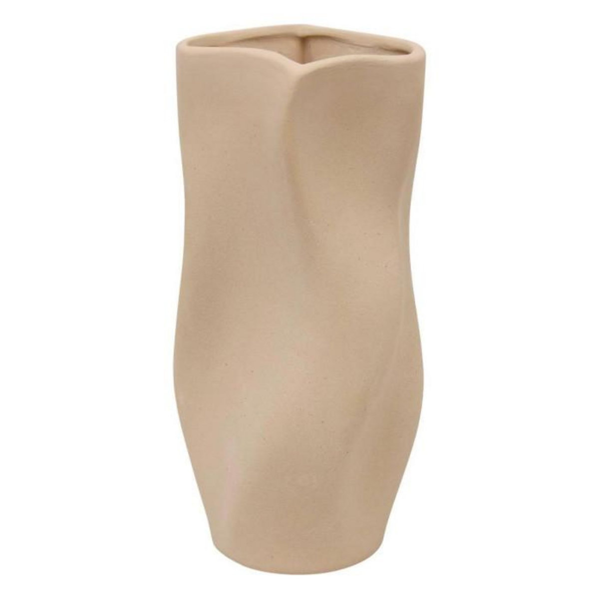 ATMOSPHERA Vase Déco en Dolomite  Grigor  25cm Beige