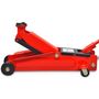 Voir la diapositive 3 : VIDAXL Cric de plancher hydraulique a profile bas 3 tonnes Rouge