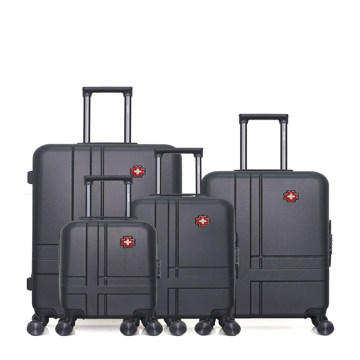 SWISS KOPPER SWISS KOPPER - LOT DE 4 - Valises grand format, weekend, cabine et cabine XXS USTER