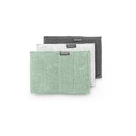 BRABANTIA Set 3 pads en microfibre Jade green