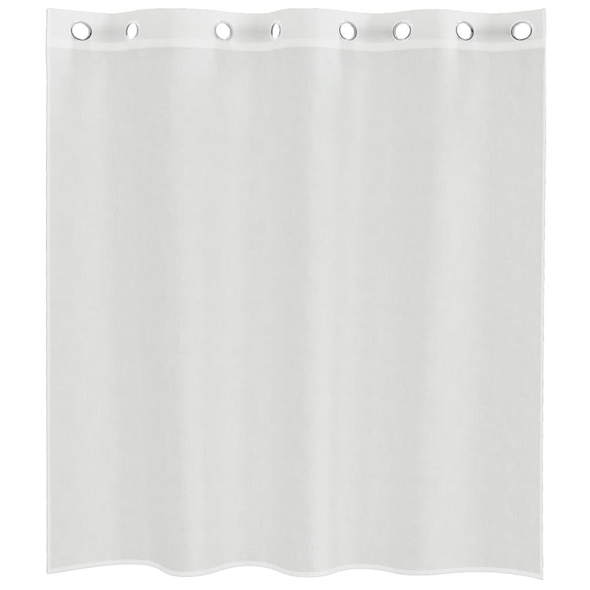 Voir la diapositive 4 : VIDAXL Rideaux en voile avec œillets 2 pcs blanc