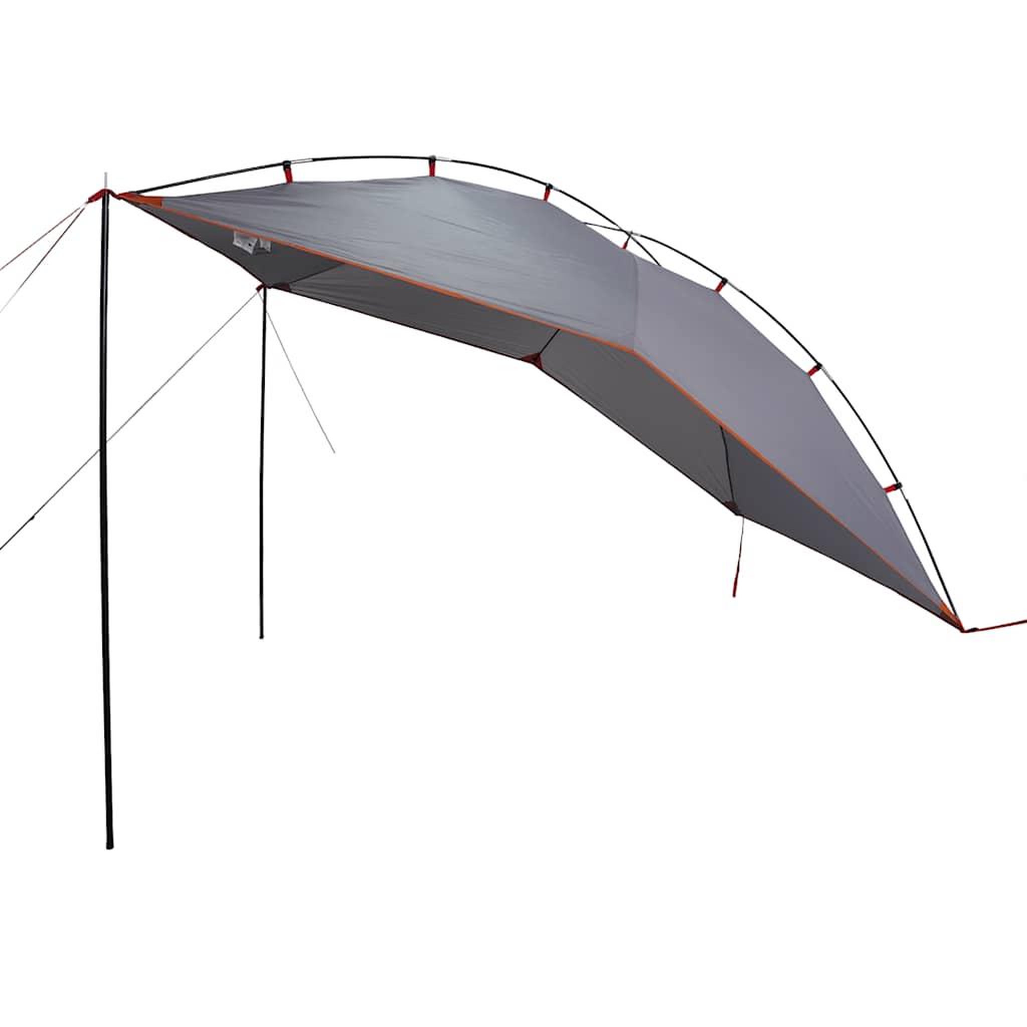 Voir la diapositive 5 : VIDAXL Tente de voiture gris et orange impermeable