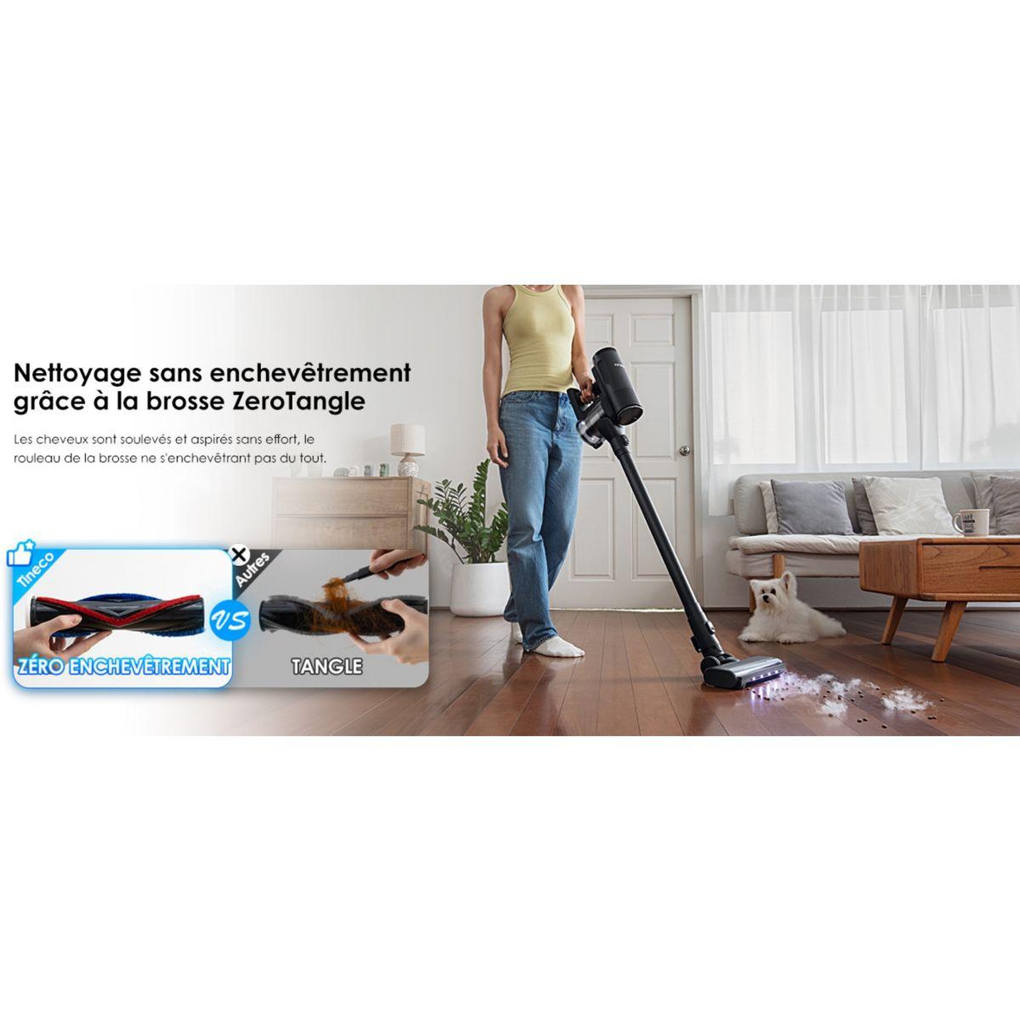 Voir la diapositive 5 : TINECO Aspirateur laveur floor one s7 switch stretch premium noir