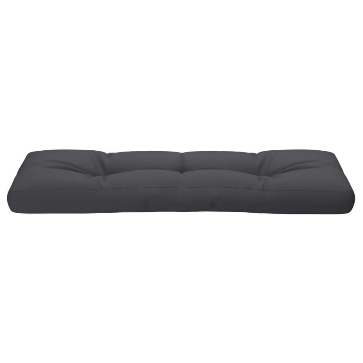 VIDAXL Coussin de palette anthracite 120x40x12 cm tissu