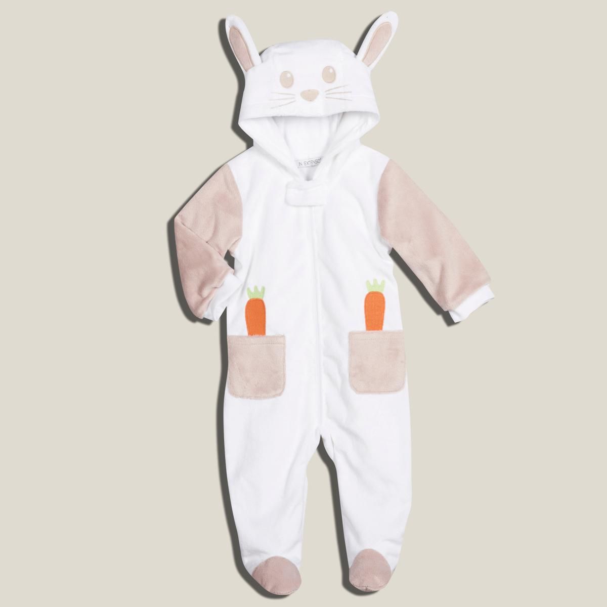IN EXTENSO Surpyjama avec capuche bébé