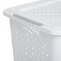 Voir la diapositive 4 : FIVE Panier à Linge Ajouré  Rigoberto  55L Blanc