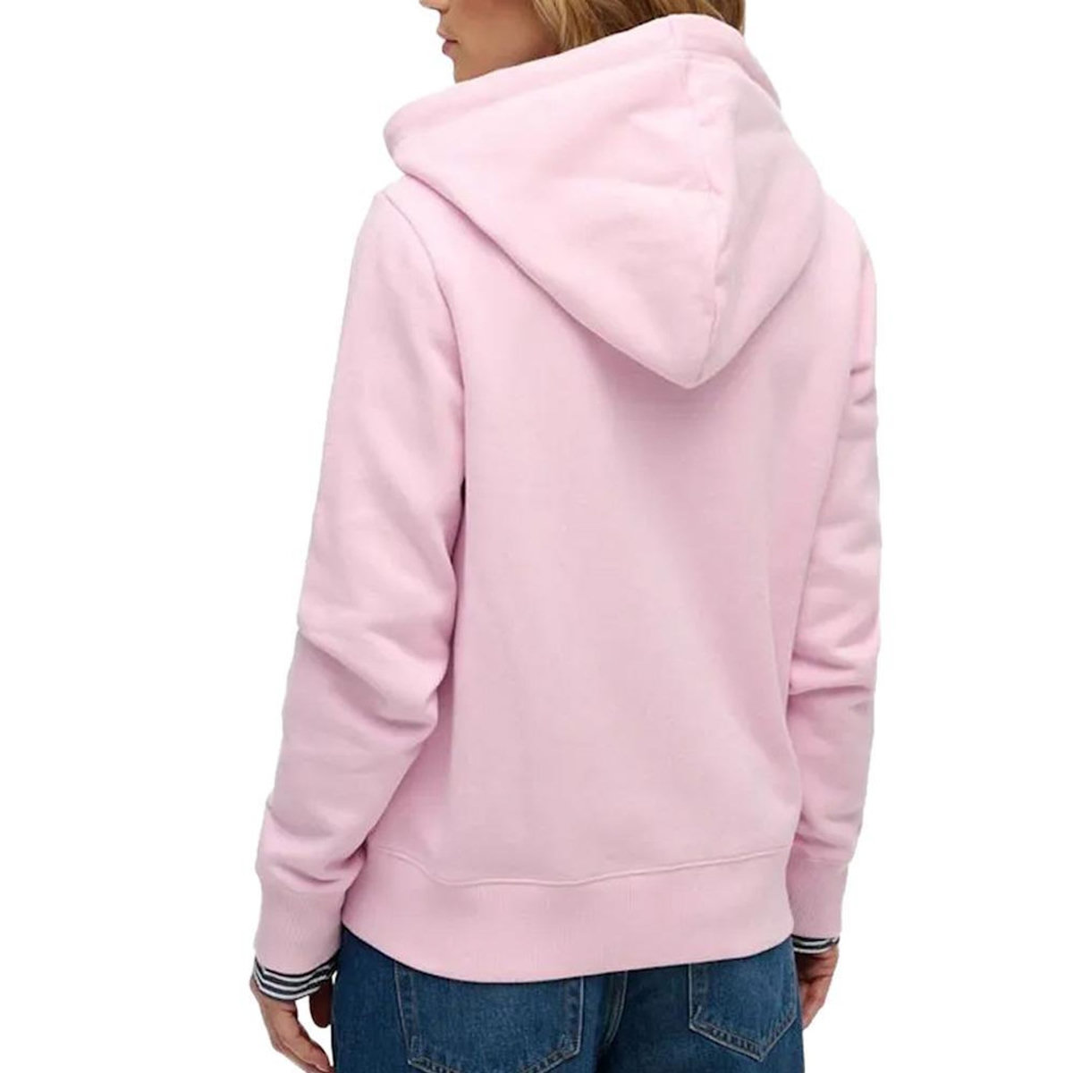 SUPERDRY Sweat Rose Femme Superdry Essential Logo Ziphood Hb