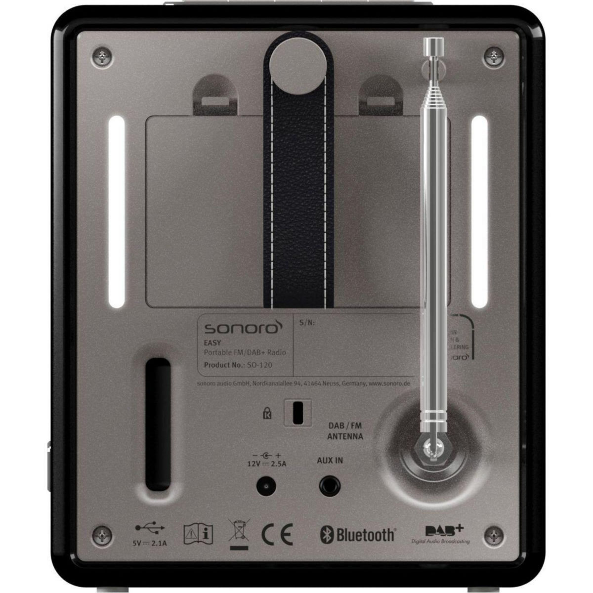 SONORO Radio réveil EASY Noir