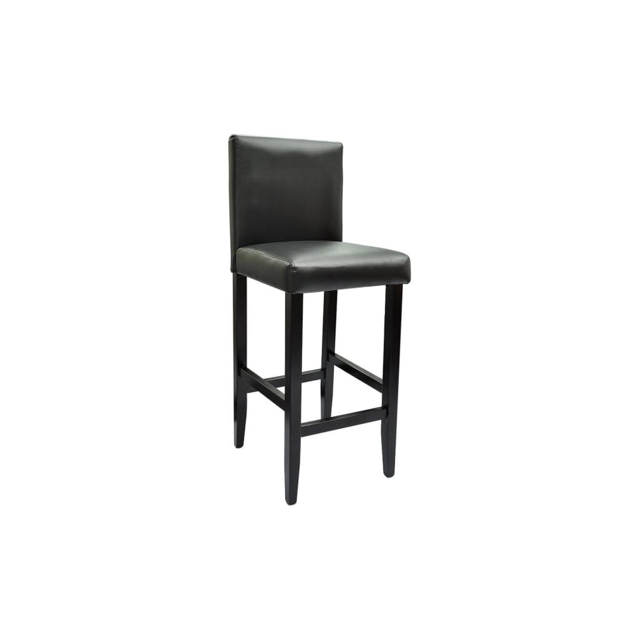 Voir la diapositive 5 : VIDAXL Set de 1 table de bar et 2 tabourets noir