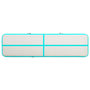 Voir la diapositive 4 : VIDAXL Tapis gonflable de gymnastique avec pompe 700x100x15cm PVC Vert