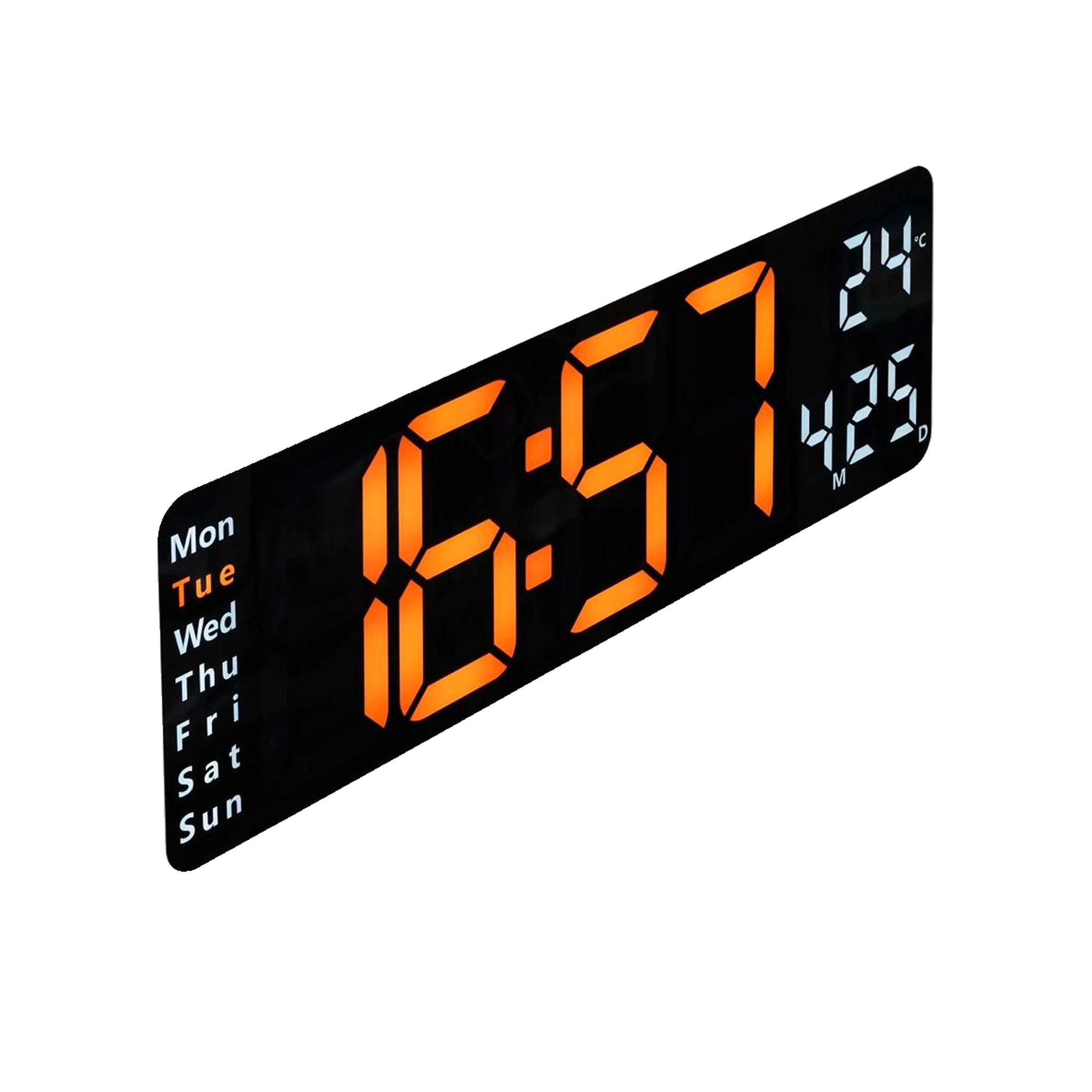 Voir la diapositive 2 : Hama Horloge Murale Hama Santa Cruz affichage LED