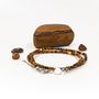 Voir la diapositive 4 : SLOYA Bracelet Lumia en pierres Oeil de Tigre