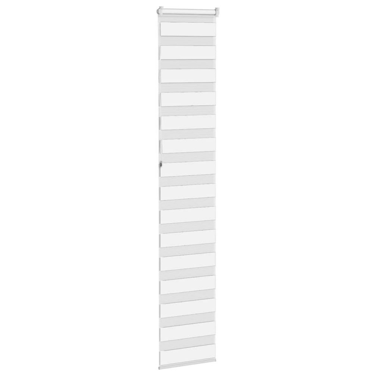 VIDAXL Store zebre blanc 45x230 cm largeur du tissu 40,9 cm polyester