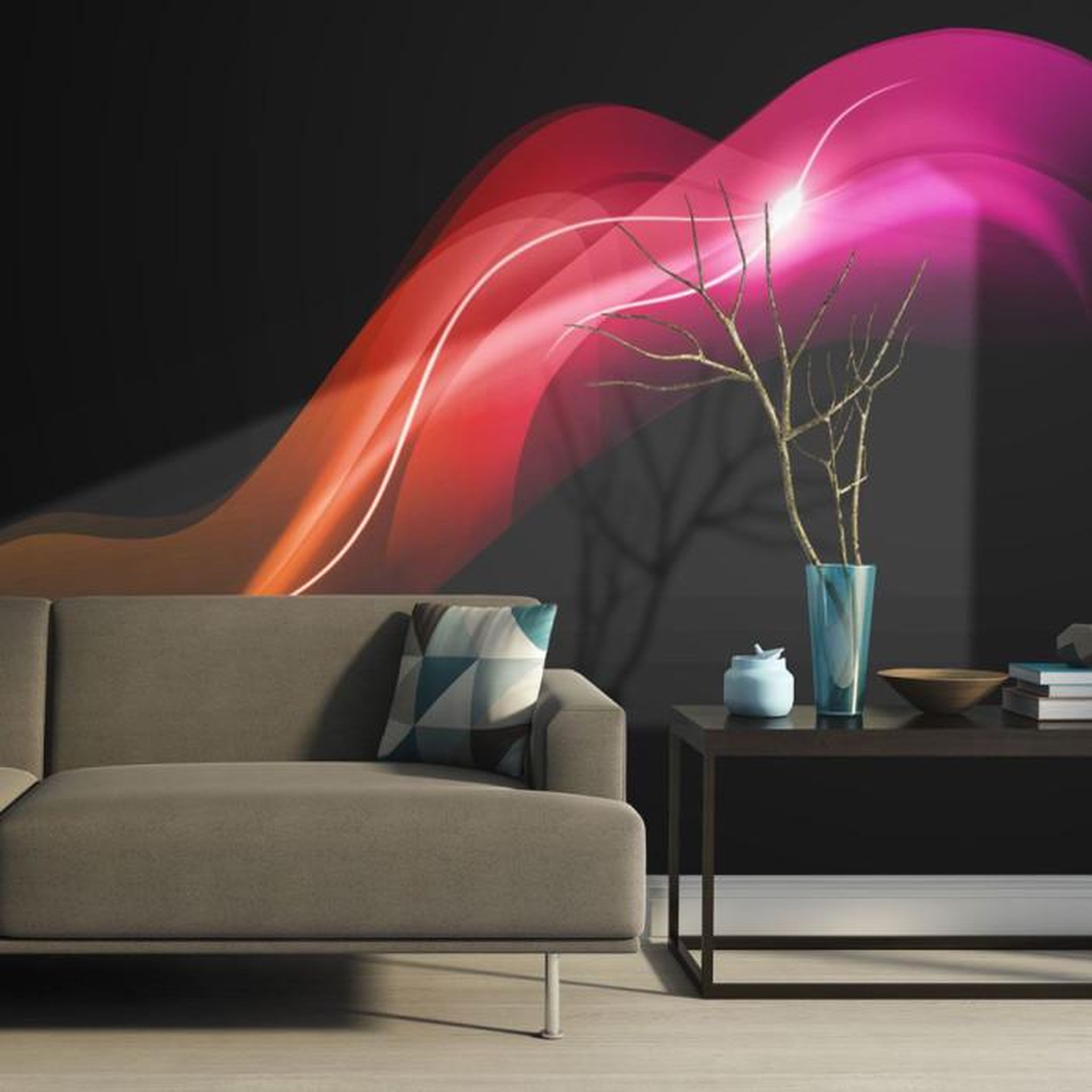 Paris Prix Papier Peint  Abstract Colorful Jellyfish. Coloris disponibles : Multicolore