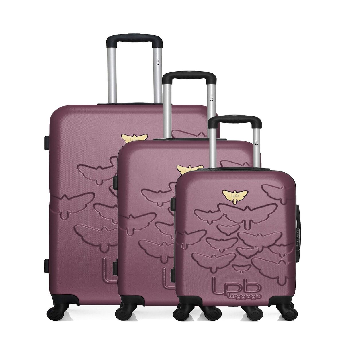 LES P'TITES BOMBES LPB LPB LUGGAGE - Set de 3 Valises AELYS 75 cm 4 Roues