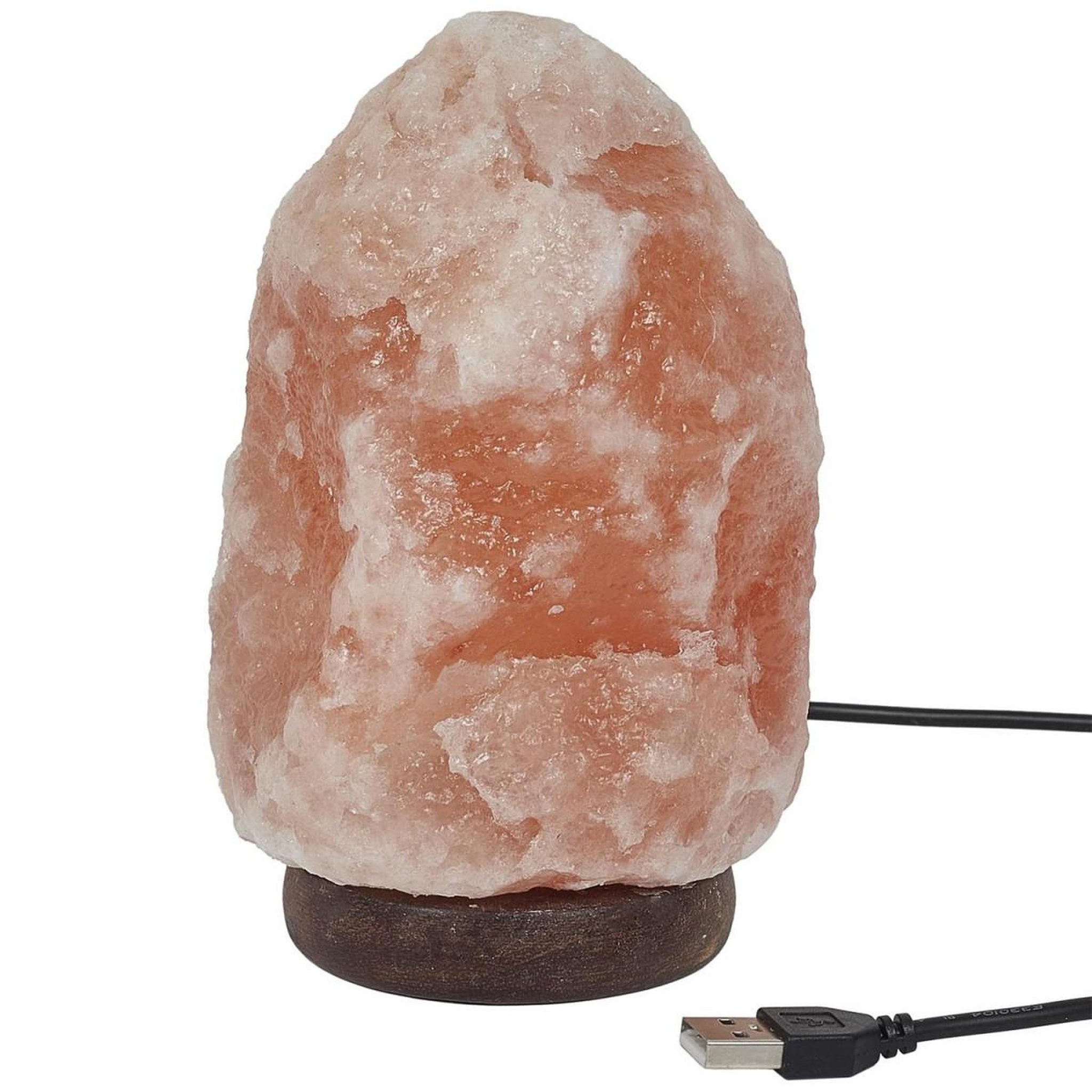 The Home Deco Factory Lampe de Sel à Poser  Pierre  17cm Rose