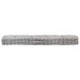 Voir la diapositive 2 : VIDAXL Coussin de plancher de palette Coton 120x40x7 cm Gris