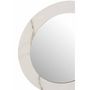 Voir la diapositive 2 : Paris Prix Miroir Mural Rond  Effet Marbre  60cm Blanc