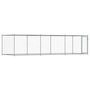 Voir la diapositive 2 : VIDAXL Cage pour chien avec porte gris 6x2x1,5 m acier galvanise