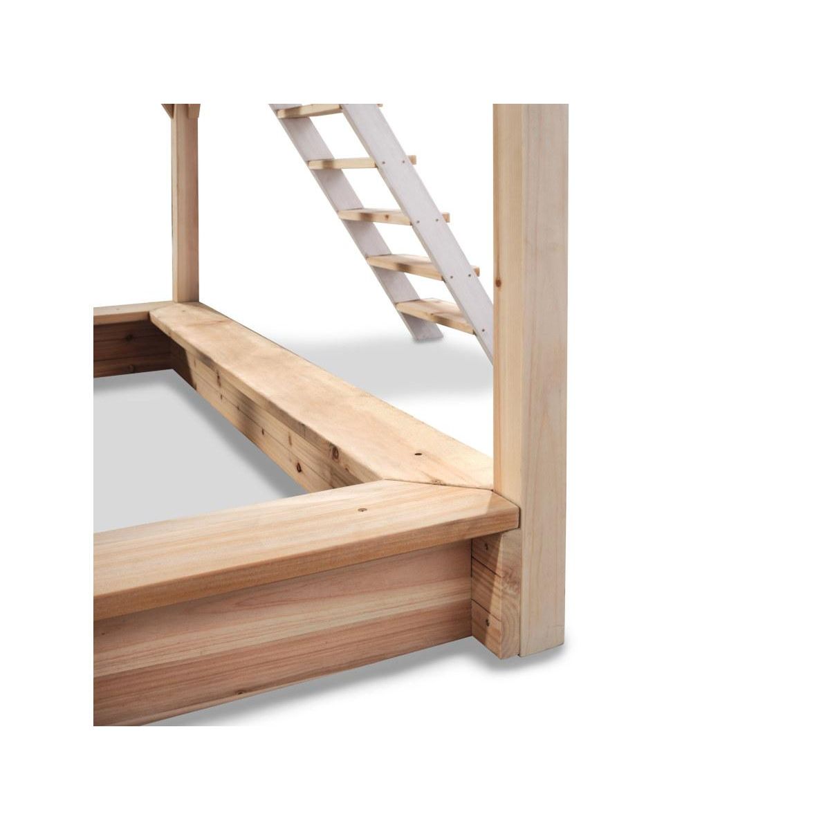 EXIT TOYS Maisonnette en bois pour enfants Loft 500 Vert - Exit Toys