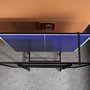 Voir la diapositive 5 : HOMCOM Table de ping-pong pliable compacte avec 4 roulettes bleu