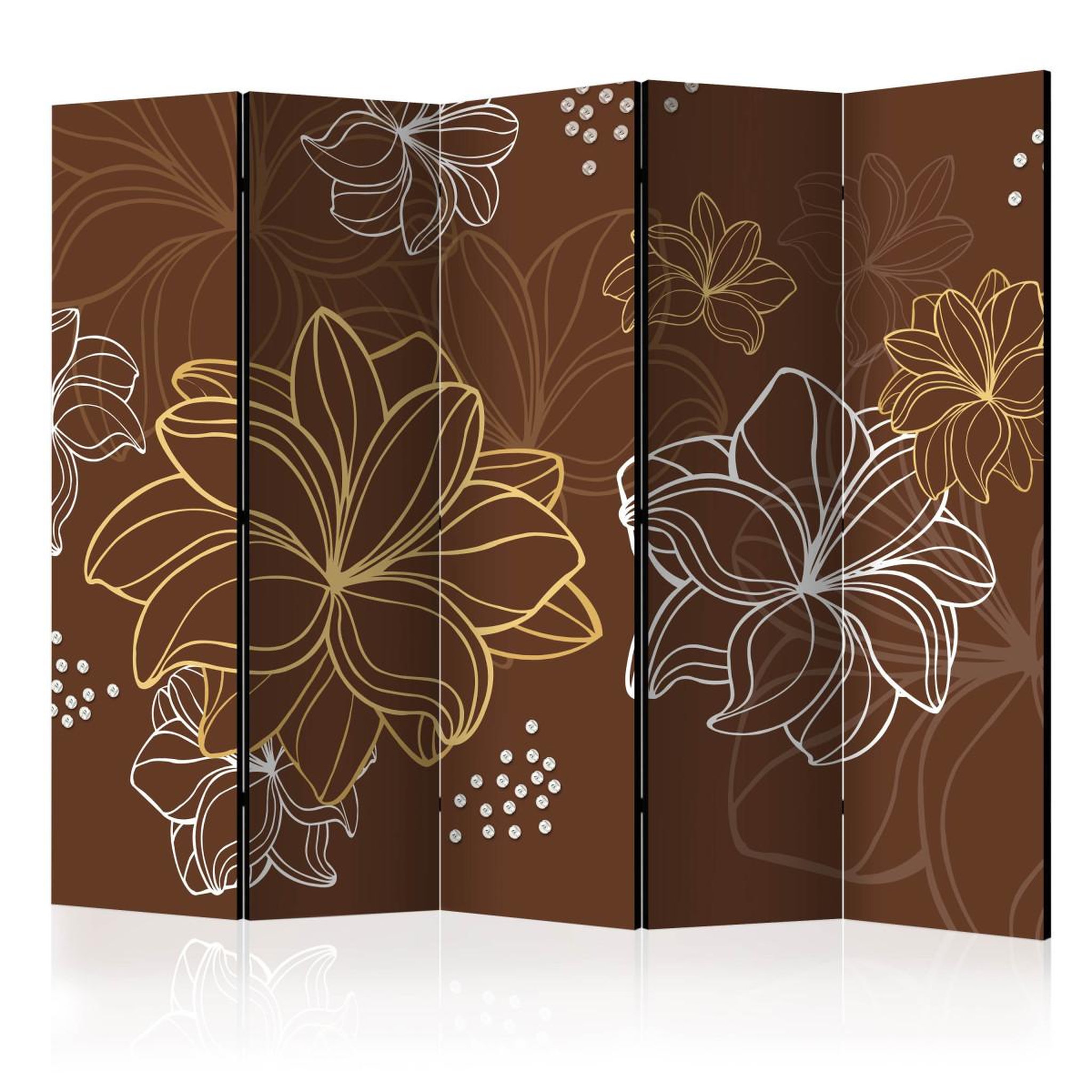 Paris Prix Paravent 5 volets  autumnal flora  172x225cm