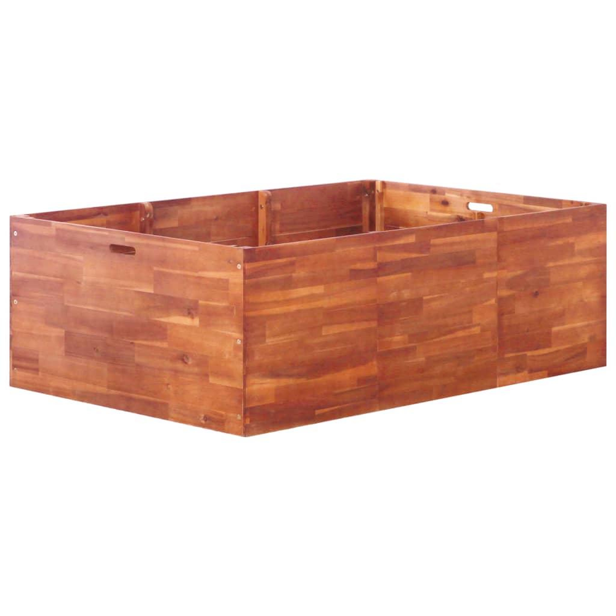 Voir la diapositive 1 : VIDAXL Lit sureleve de jardin Bois d'acacia 150x100x50 cm