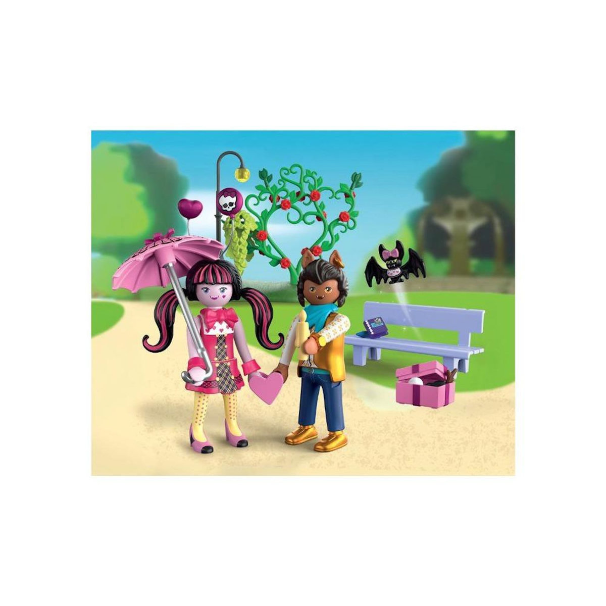 PLAYMOBIL 72043 Monster High : Rendez-vous de la Saint-Valentin