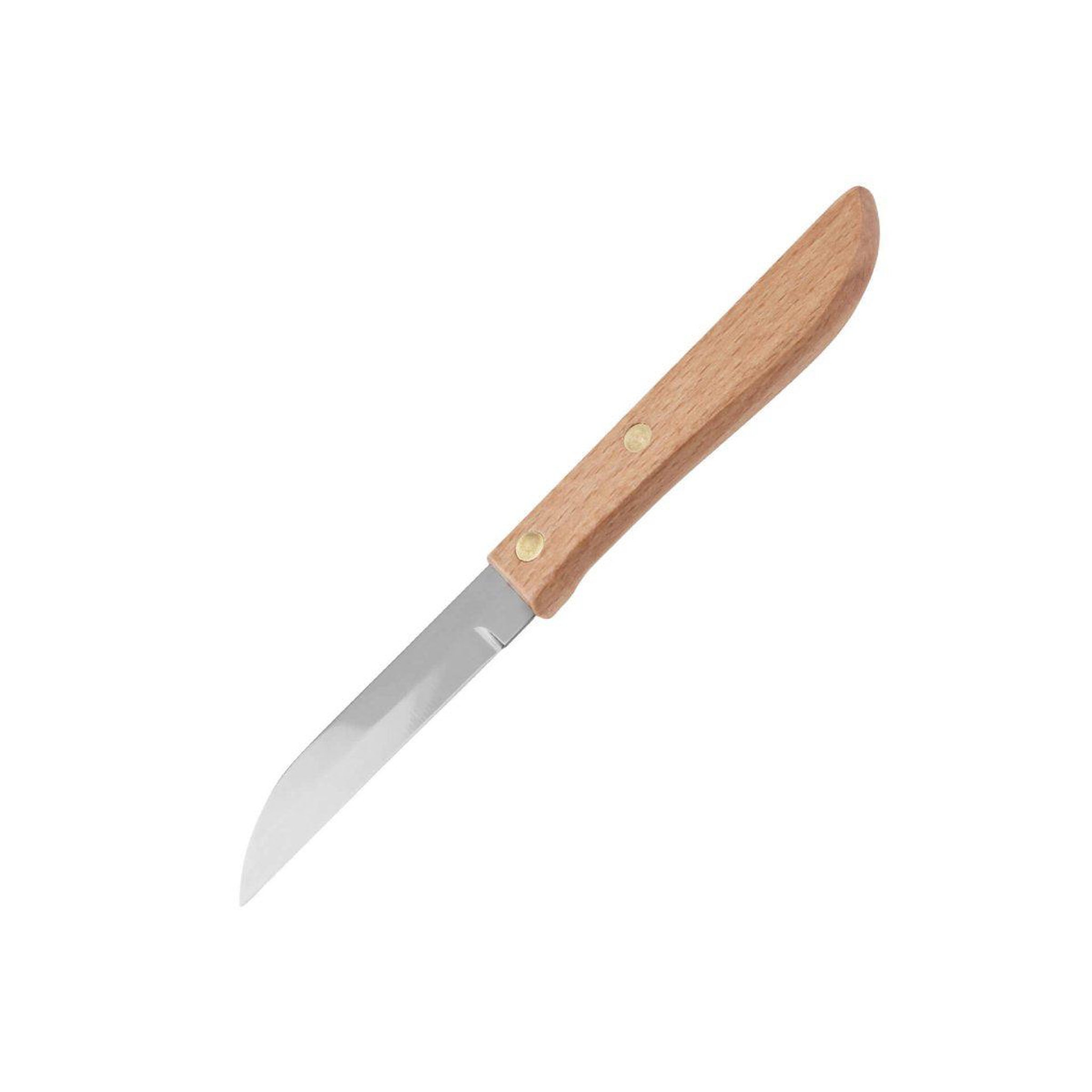 NIROSTA Couteau d'office manche en bois lame de 7,5 cm nirosta country