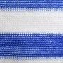 Voir la diapositive 3 : VIDAXL Ecran de balcon Bleu et blanc 120x400 cm PEHD