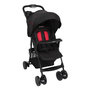 Voir la diapositive 1 : TROTTINE Poussette carolina tri lines noir rouge