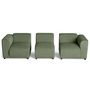 Voir la diapositive 3 : LISA DESIGN Suaro - canapé modulable 3 places en tissu texturé