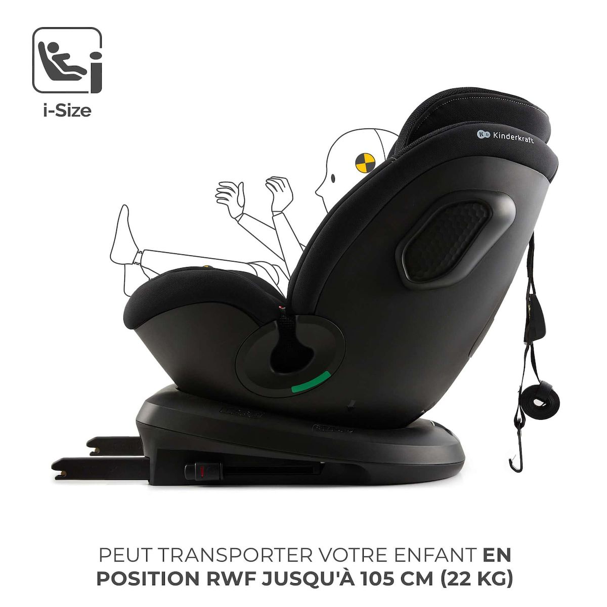 KINDERKRAFT Siege auto xpedition 3 i size pratique confortabl