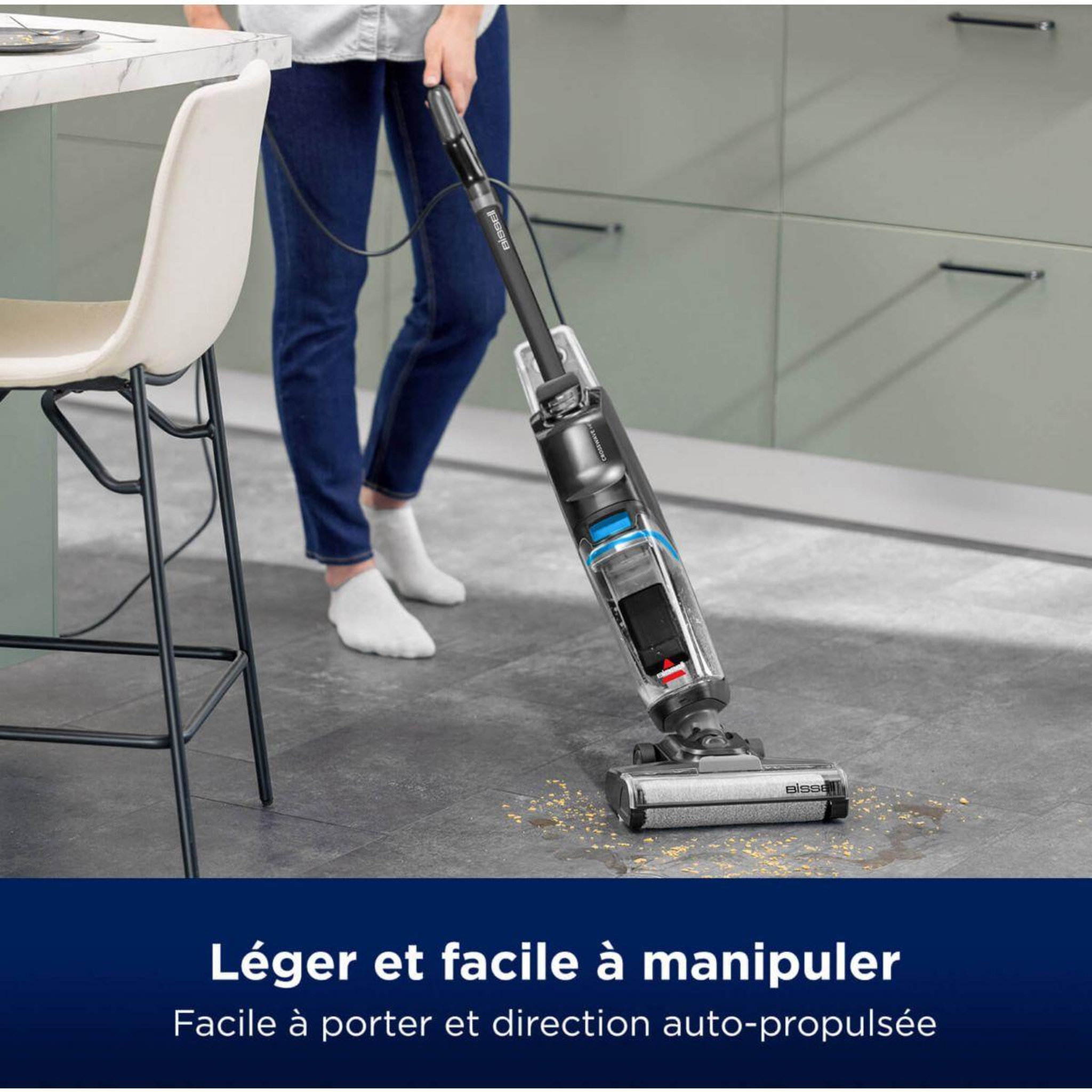 Voir la diapositive 3 : BISSELL Aspirateur laveur crosswave hf2 pro b3848n