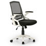 Voir la diapositive 1 : VS VENTA-STOCK Fauteuil de Bureau réglable et inclinable ERGOMAX, Tissu Maille, Couleur Blanc