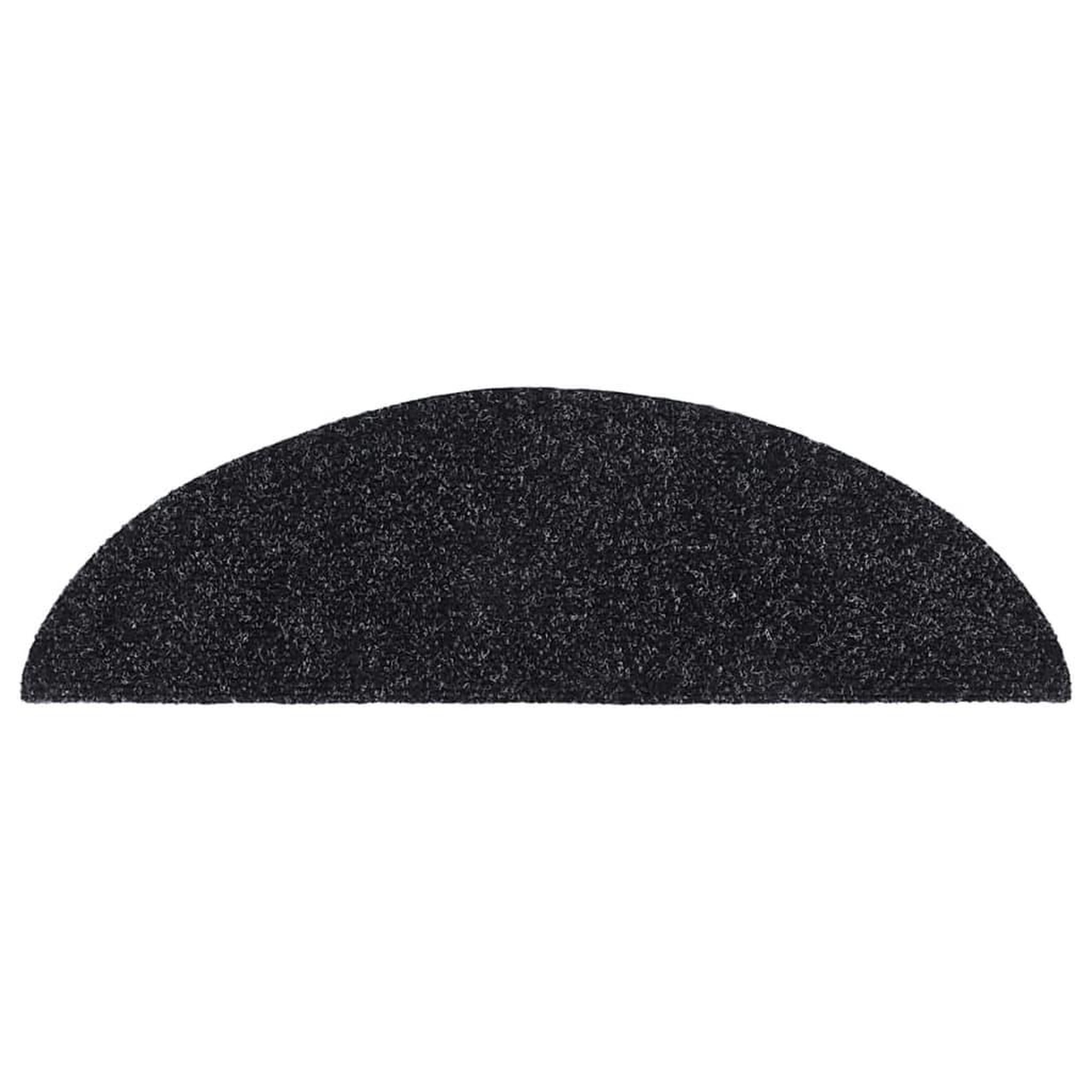 Voir la diapositive 5 : VIDAXL Tapis autoadhesifs de marches 5 pcs Noir 56x17x3 cm Aiguillete