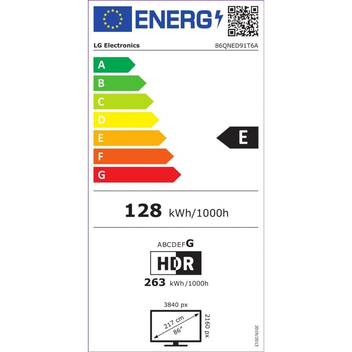 LG TV LED 86QNED91T 2024