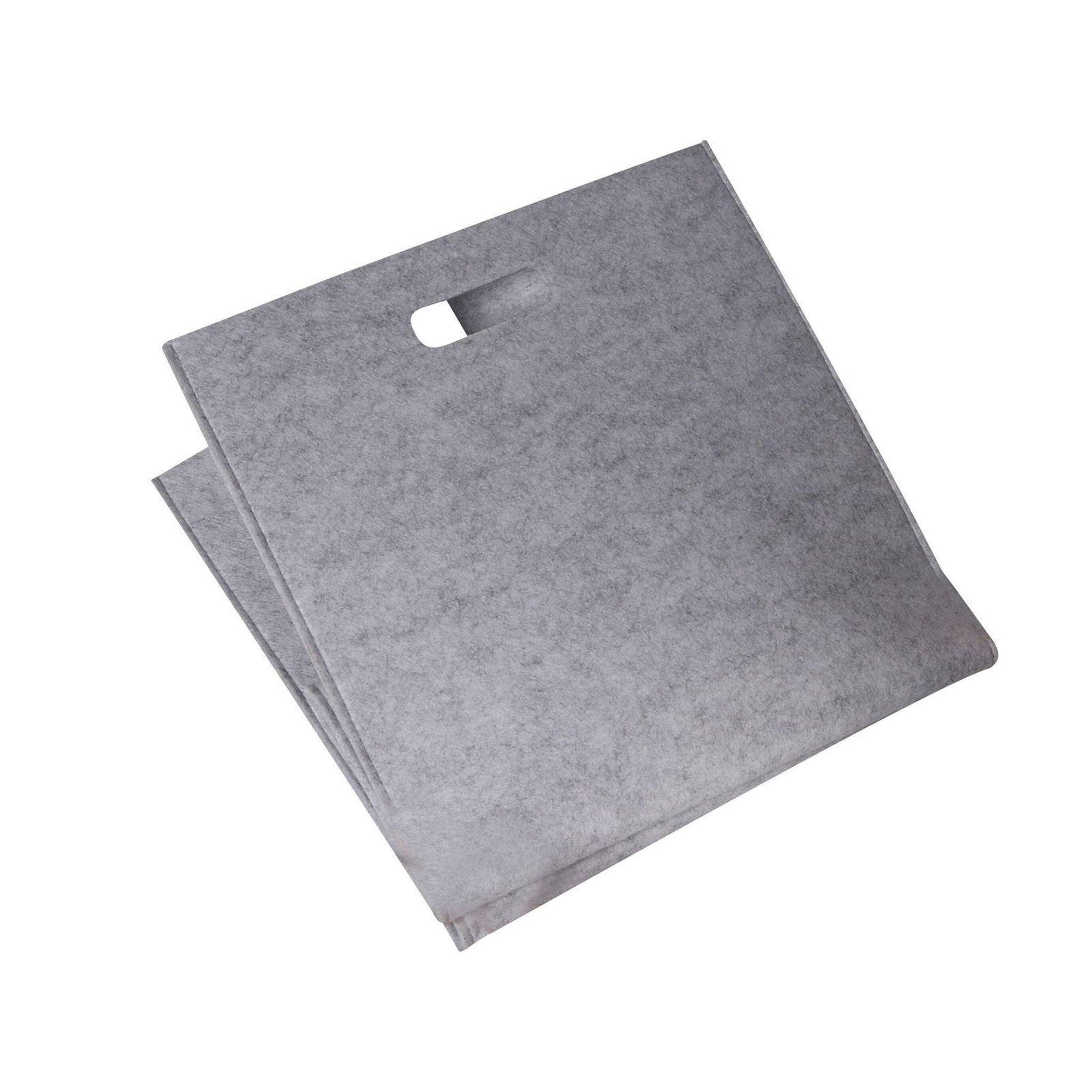 Voir la diapositive 4 : IDIMEX Lot de 2 boîtes de rangement felt, en feutrine